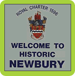 Welcome to Historic Newbury, granted a Royal Charter in 1596. Cloth Hall and  Donnington Castle.