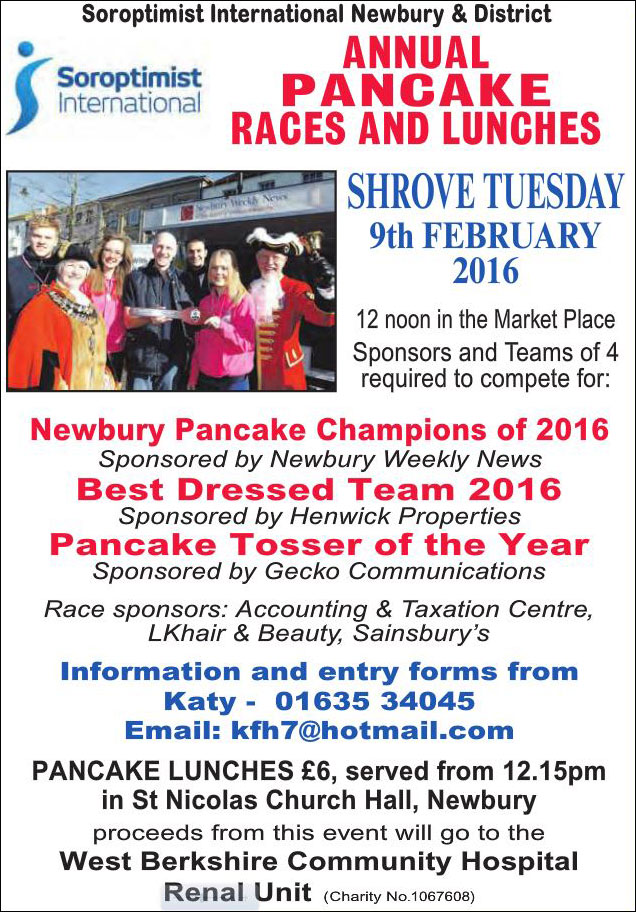 Newbury Pancake Races 2016